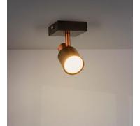 M Ledme - Plafonnier Série Gold 1 spot GU10, pour usage en intérieur sec IP20, ampoule non incluse, convient pour salle de bain, salon, chambre et cuisine