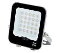 M Ledme - Projecteur Led Napoli Plus 20W, 2400 lumens, IP65 Dimmable, Lumière chaude (3000k), éclairage extérieur. Utilisation pour jardin, patios, parking, hôtel, bâtiments etc.