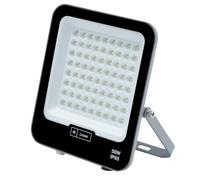 M Ledme - Projecteur Led Napoli Plus 50W, 6000 lumens, IP65 Dimmable, Lumière chaude (3000k), éclairage extérieur. Utilisation pour jardin, patios, parking, hôtel, bateaux etc. LM6809