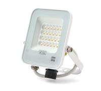 M Ledme - Projecteur LED Napoli Plus Blanc 20W, Protection IP65, Intensité variable de la lumière froide à la lumière chaude 2700K-6500K, Pour utilisation dans les jardins, terrasses, hôtels.