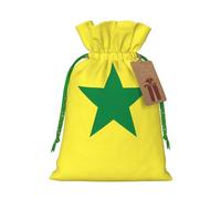 M Linen Sacs cadeaux de Noël avec cordon de serrage Motif drapeau du Sénégal
