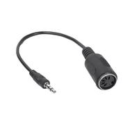 M-LIVE B.Beat Câble MIDI Type-B 5 broches mâle vers Jack 3,5 mm TRS coudé 30 cm