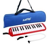 M?lodica East Top 32 touches, instrument professionnel pour clavier et orgue pour adultes, ?tudiants et enfants, en cadeau, ensemble rouge
