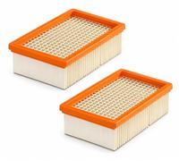 M&M Smartek 10x filtres plats pour Kärcher WD4-WD6, 2.863-005.0, compatible
