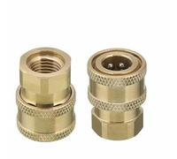 M&M Smartek Adaptateur 1/4 Compatible avec Kärcher/Nilfisk, Haute Pression | Adaptateur robuste pour systèmes haute pression compatibles; contrôler filetage, raccord, joint et appareil avant achat.