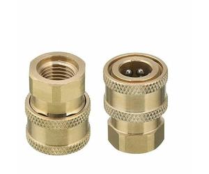 M&M Smartek Adaptateur 1/4 Compatible avec Kärcher/Nilfisk, Haute Pression | Adaptateur robuste pour systèmes haute pression compatibles; contrôler filetage, raccord, joint et appareil avant achat.