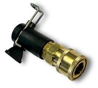 M&M Smartek Adaptateur B compatible avec les nettoyeurs haute pression Bosch EasyAquatak UniversalAquatak AQT Serie 1/4" Raccord rapide en laiton Quick Connect jusqu'à 160 bar