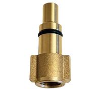 M&M Smartek Adaptateur pour Nettoyeur Haute Pression pour/Compatible avec Lavor, Parkside, Ferrix Raccord fileté Femelle 1/4" 1 : Raccord fileté Interne 1/4" 2 : Adaptateur à baïonnette pour Lavor, P