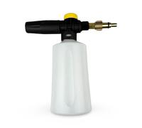 M&M Smartek canon à mousse réglable lance à mousse buse nettoyeur haute pression injecteur distributeur de savon lavage voiture compatible avec Kärcher Nilfisk Lavor B&D Bosch Kränzle 0,7L