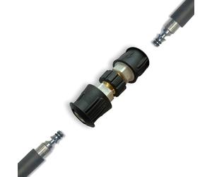 M&M Smartek Kit adaptateur d'extension de tuyau pour système Parkside Click Connect avec raccord M22