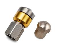 M&M SMARTEK Lot de 2 buses de nettoyage de canalisations 1/8" rigides rotatives pour tuyau de nettoyage de tuyaux Kärcher WAP Alto etc.