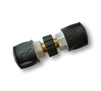 M&M Smartek Lot de 2 fermetures rapides en aluminium de qualité supérieure pour pistolet et nettoyeur haute pression Kärcher Quick Connect avec adaptateur M22 AG double face