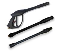 M&M Smartek Pistolet haute pression pour Kärcher etc. Nettoyeur haute pression M22 x 1,5 sortie + fraisage Vario/Turbo Profi