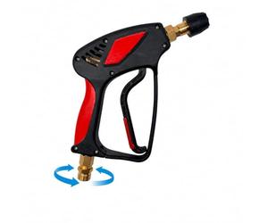 M&M Smartek Pistolet Professionnel Compatible avec raccord M22, 350 Bar | Pistolet haute pression pour eau froide ou chaude selon modèle; contrôler raccords, débit, pression et appareil avant achat.