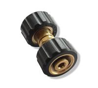 M&M Smartek Raccord de tuyau M22 - M22 IG (filetage intérieur) - 6 cm de long - Compatible avec les nettoyeurs haute pression Kärcher K HD HDS & Kränzle jusqu'à 275 bar / 93 °C