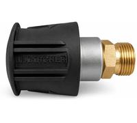 M&M Smartek raccord haute pression M22 AG vers Quick Connect pour Kärcher | Adaptateur robuste pour systèmes haute pression compatibles; contrôler filetage, raccord, joint et appareil avant achat.
