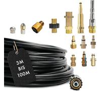M&M Smartek tuyau déboucheur 15 m, kit 14 pièces, pour Nilfisk/KEW
