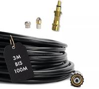 M&M Smartek tuyau déboucheur 40 m pour Nilfisk/KEW, buses rigide + rotative