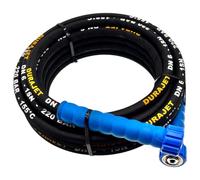 M&M Smartek Tuyau haute pression pour nettoyeur haute pression Kärcher Kränzle, 220 bar, 2 x M22 IG professionnel, insert métallique Durajet résistant à l'abrasion et à la température, bleu