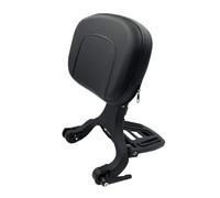 M Maintenanse Dossier réglable Sissy Bar avec porte-bagages pliable pour Harley/Indian/BMW R18, noir