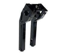 M Maintenanse Rehausseurs de guidon de moto 2,5 cm, 25 cm, noir