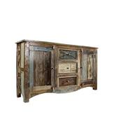 Buffet - Bois massif recyclé multicolore laqué - Inspiration Ethnique - NATURE OF SPIRIT 05