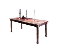 M MASSIVMOEBEL24 KOLONIALMOEBEL24.DE Table à Manger 150x80cm - Bois Massif recyclé laqué (Multicolore) - Inspiration Ethnique - Fable #07