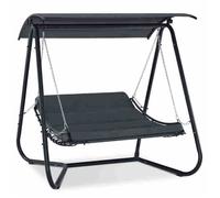 M Mcombo 8012DEY Balançoire Hollywood avec fonction inclinable, chaise longue d'extérieur, chaise longue de jardin, chaise longue