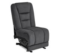 M MCombo Accessoires pour canapés Pièce de Rechange Siège Central pour canapé électrique 2 Places 2S-7009/7009M2, télécommande et Fonction inclinable (Gris)