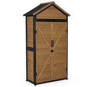 M MCombo Armoire de jardin Abri de jardin Structure métallique Résistant aux intempéries, abri de jardin extérieur, 2736