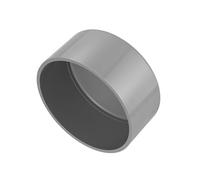 M METERXITY 1 embout de tuyau en PVC de 15,2 cm, bouchon d'extrémité de tuyau en PVC de qualité meuble pour structure de support de jardin à faire soi-même [gris]