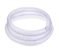 M METERXITY 1" ID x 1 1/4" OD Tuyau En PVC, 10 Ft Tuyau Flexible En PVC Tressé Transparent Haute Pression pour Lignes D'eau, D'huile, D'air