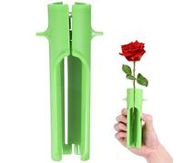 M METERXITY 1 outil à dénuder en plastique et métal pour bouquets, élagage des branches/arrangements floraux, outil de décapage de fleurs [vert]
