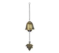 M METERXITY 1 Pcs Carillon Éolien Japonais, Cloche de Temple Carillon Éolien Vintage Cloche de Vent en Métal pour l'Extérieur/Jardin/Patio, Carillon Éolien Feuille d'Érable[Ton Bronze]