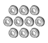 M METERXITY 10-Pcs F686ZZ Roulement À Billes À Bride 6mm x 13mm x 5mm | Double Bouclier Métallique Z1 Chrome (GCr15) Acier, Pour Wheelbarrow Printer Fax Machines Power Tools, Roulement À Bride