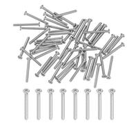 M METERXITY 100-Pack Vis À Tête Plate, M1.4x14mm Acier Inoxydable 304 Phillips Vis Miniatures Pour Machines/Équipements, Fixation À Entraînement Croisé