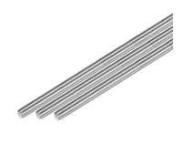 M METERXITY 12-Pack Tige Filetée Complète, M4x100mm 304 Acier Inoxydable Tige Filetée à Droite Pour Boulons d'Ancrage/Étriers/U-Boulons de Meubles, Vis Filetée Métrique