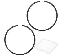 M METERXITY 2-Pack Kit De Segments De Piston Pour Moteur, 34mm x 1.2mm Épais Ensemble De Segments De Piston En Fonte Ductile Remplacement Standard Pour Petits Moteurs/Machines [Noir]