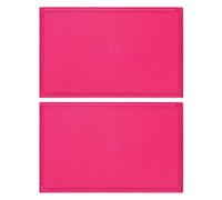 M METERXITY 2-Pack Solid Pink Flag Blank Patch, 3.1" x 2" Rectangles En Broderie Patches Couleur Pure DIY Flags pour Clothing/Hats/Backpacks/Vests/Jackets/Garments DIY Crafts