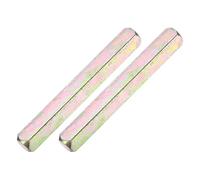 M METERXITY 2-Pack Tige De Poignee De Porte, 3 x 0.3 Inch/70 x 8 mm Tige Carree En Fer Pieces De Remplacement Pour Poignee De Porte Pour Most Mortise Type [Gold Tone]