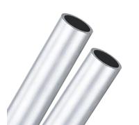 M METERXITY 2 Pcs 10cm Tube Rond en Aluminium 6063, 18mm ID 22mm OD Tubes en Aluminium sans Soudure pour la Construction, l'Usinage et le Bricolage, Tubes Droits en Métal [0.71"x0.87"x4"]