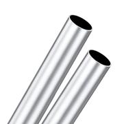 M METERXITY 2 Pcs 30cm Tube Rond en Aluminium 6063, 29mm ID 32mm OD Tube en Aluminium sans Soudure pour Construction/Usinage/Artisanat DIY, Tuyauterie Métallique Droite [1.14"x1.26"x12"]