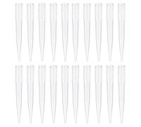 M METERXITY 20 Lot Floral Eau Tube - Fleur Arrengement Plastique Fiole Pointe Forme, Appliquer à Fixe Fleurs (2.76 x 0.31 pouces, Clair)