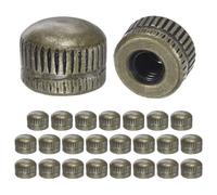 M METERXITY 25-Pcs Écrous À Chapeau Filetés M4x11mm coque Vis Ton Bronze | Écrou Femelle Moleté, Pour Luminaire, Pour Remplissage Couvercle Plafonnier Pièces Décoratives Lampe