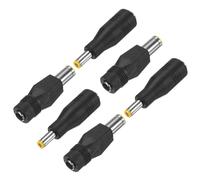 M METERXITY 3 Ensemble Connecteurs DC Adaptateur DC 8mm Femelle vers DC 5.5mm X 2.5mm Mâle & DC 8mm Mâle vers DC 5.5mm Femelle Connecteur en Cuivre pour Station D'Énergie Portable