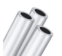 M METERXITY 3 Pcs 10cm Tube Rond en Aluminium 6063, 13mm ID 19mm OD Tube en Aluminium sans Soudure pour Construction/Usinage/Artisanat DIY, Tuyauterie Métallique Droite [0.51"x0.75"x4"]