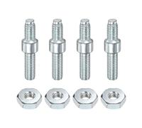 M METERXITY 4-Set Chain Sprocket Bar Stud Nut M8 x 1.25 Filetage Acier Au Manganese Double Extremite Bar Studs pour Echo Chainsaw 170/180/230/250 Bar Studs & Bar Nuts Kit Remplacement