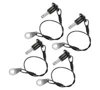 M METERXITY 4Pcs Goupilles A Bille 5mm Dia 10mm Longueur Utile Bouton Poignee Goupille A Liberation Rapide