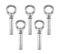 M METERXITY 5-Pack Ancres Pour Béton Pitons À Œil, M10x90mm Acier 304 Ancres Pour Mur Béton Brique Boulons À Expansion Fixation Vis Pour Toiles D'Ombre, Pitons À Œil Épaulés