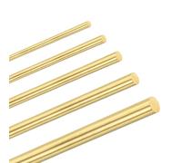 M METERXITY 5-Pack Tige En Laiton, 3,4,5,6,8mm Dia 7.87" H59 Tiges Rondes En Laiton Massif Pour Matériau De Goupilles De Manche De Couteau Fournitures Pour, Tourillon De Tube De Rivet De Tour